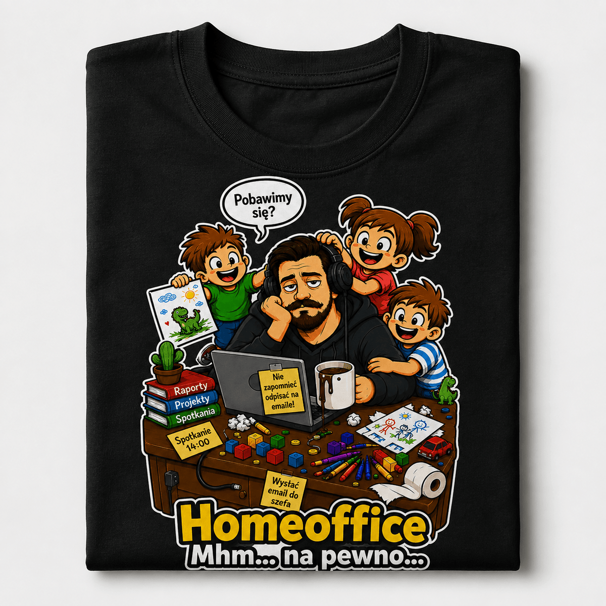 Koszulka Tata na homeoffice